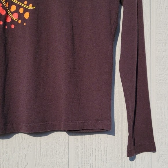 BELLA Brown Long Sleeved Cotton Kahlua Skier Shirt size Large - Picture 5 of 15
